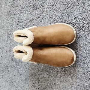 Clarks Fur Ankle Boots